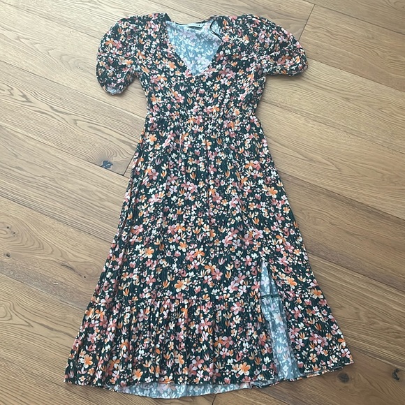 Zara floral midi dress size medium - Picture 1 of 6